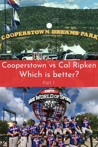 Cooperstown vs Cal Ripken's tournament comparison